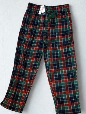 Plaid Men's PJ Pants - Red, Green, and Blue Pajama Pants